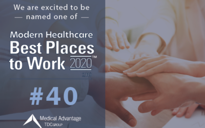 Medical Advantage Recognized as No. 40 of Best Places to Work™ In 2020 by Modern Healthcare