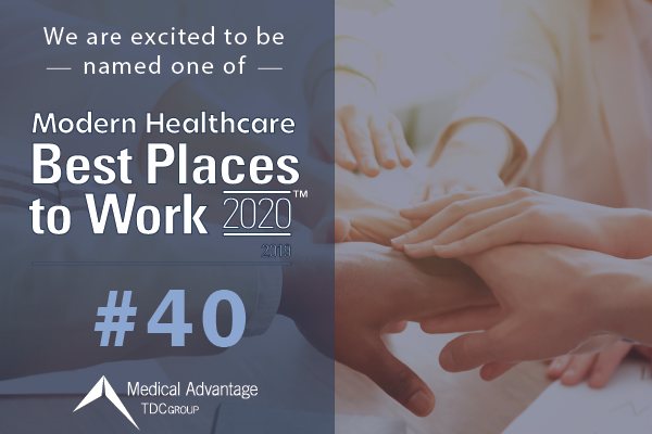 Best places to work medical advantage 2020 graphic
