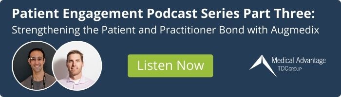 Patient engagement podcast series part 3 graphic