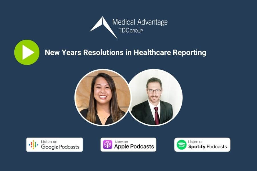 New Years Resolutions for Healthcare Reporting Podcast Cover Image