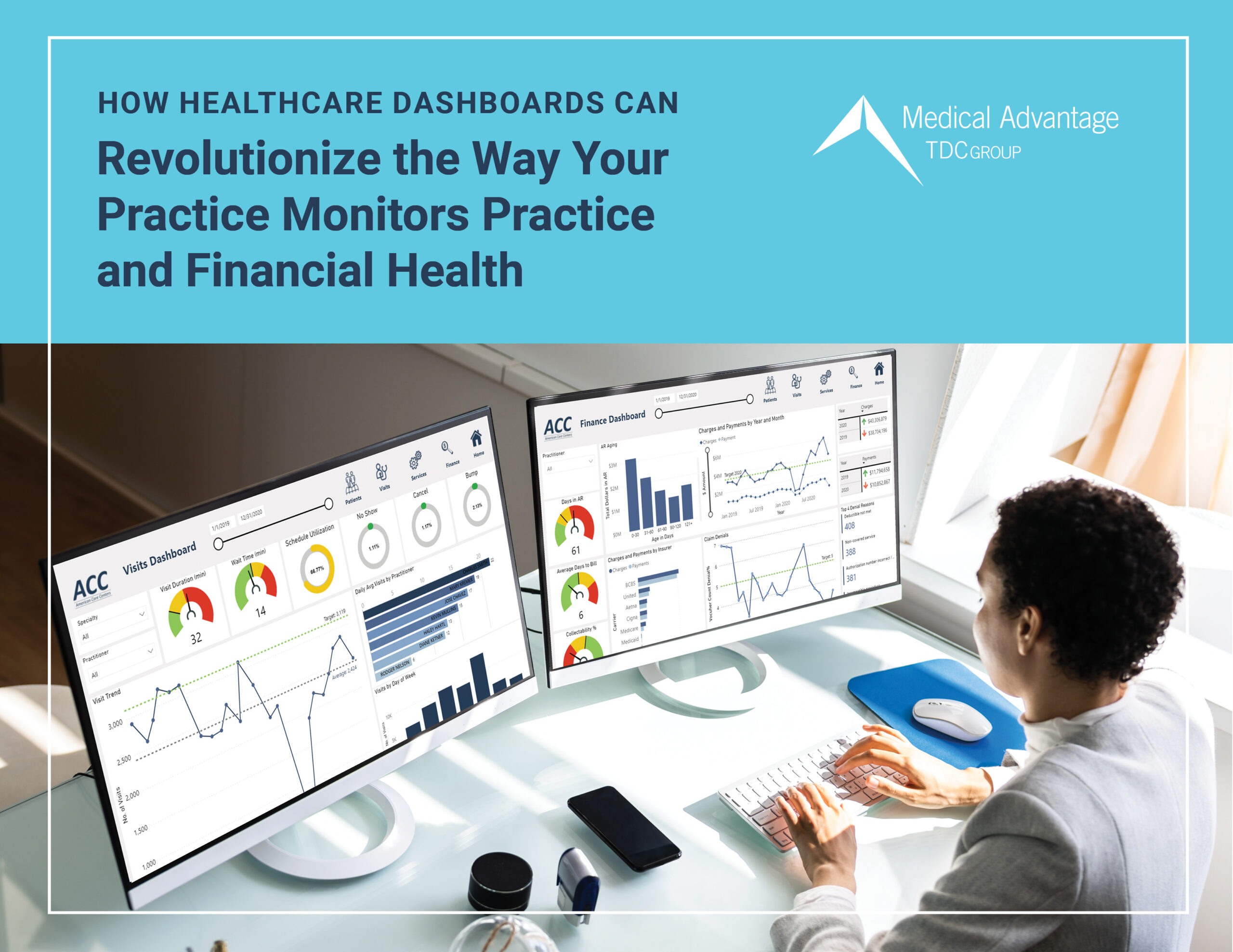 Healthcare dashboards e-book cover