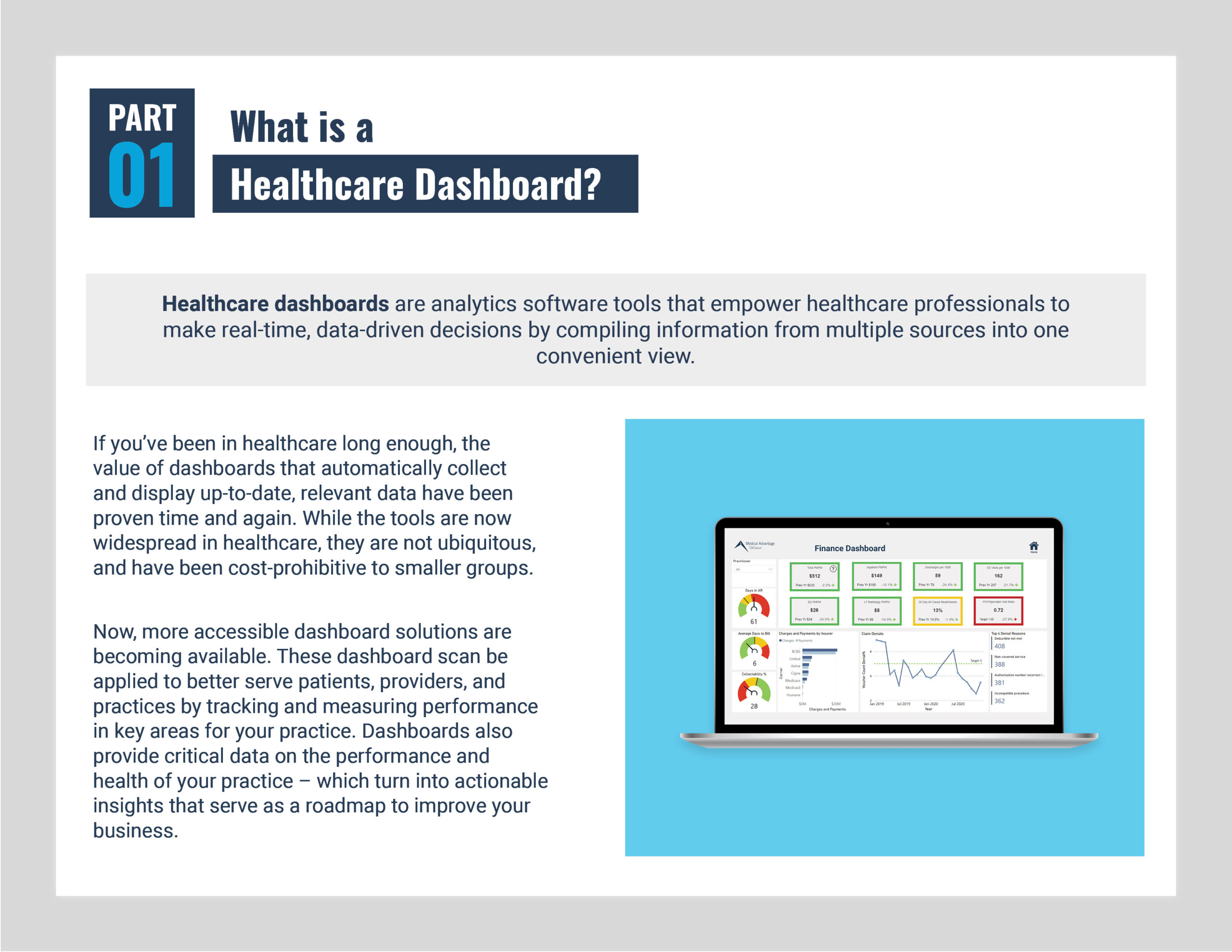 Healthcare Dashboards E-book Page1