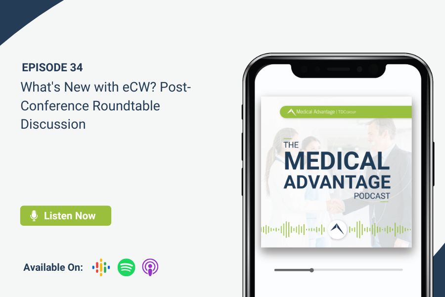 Podcast Episode 34 eclinicalworks v12 update podcast
